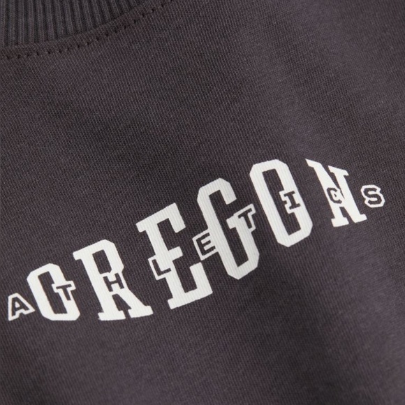 Dark Grey Oregon Short Printed T-shirt in size S from H&M - Picture 2 of 2